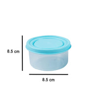 Food Storage Containers, Blue, Plastic, Set of 3, 160 mL - MARKET 99