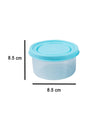 Food Storage Containers, Blue, Plastic, Set of 3, 160 mL - MARKET 99