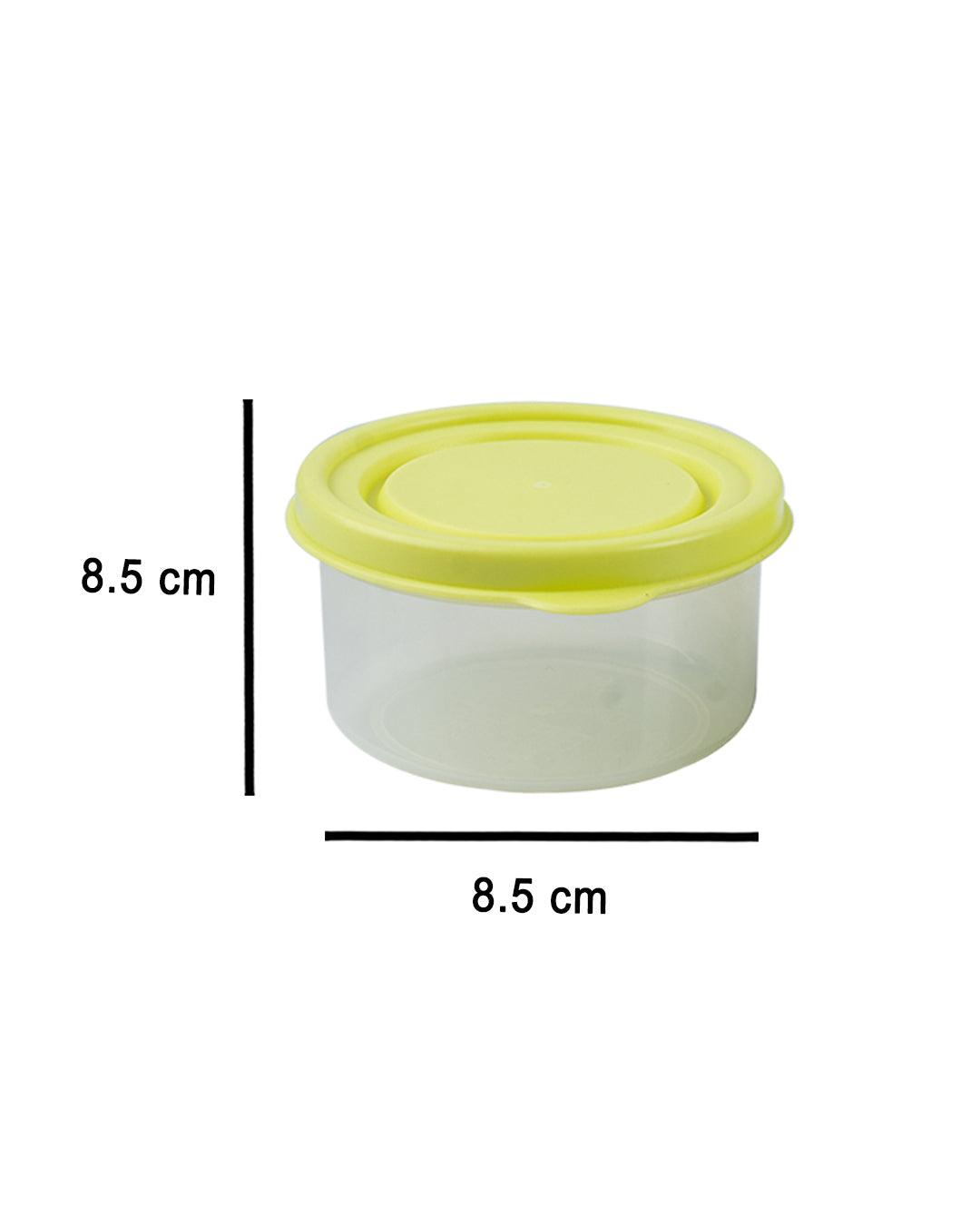 Food Storage Containers, Lime, Plastic, Set of 3, 160 mL - MARKET 99