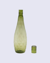 Open Cap Green Water Bottle