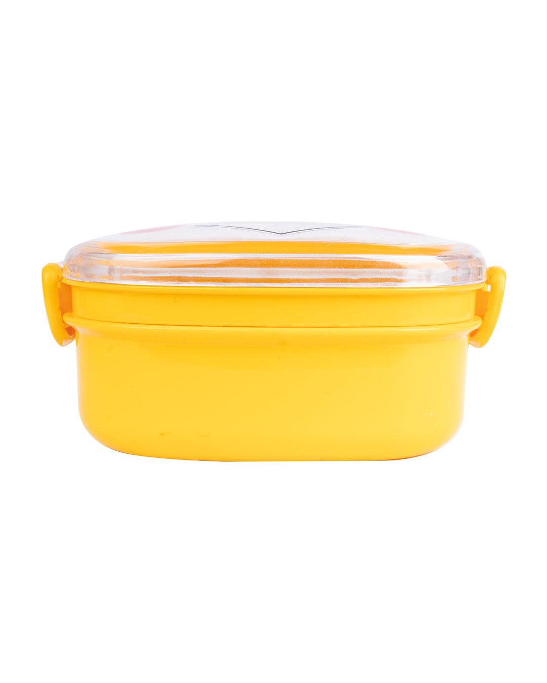 Frog Bento Lunch Box, Frog Design, Yellow, Plastic - MARKET 99