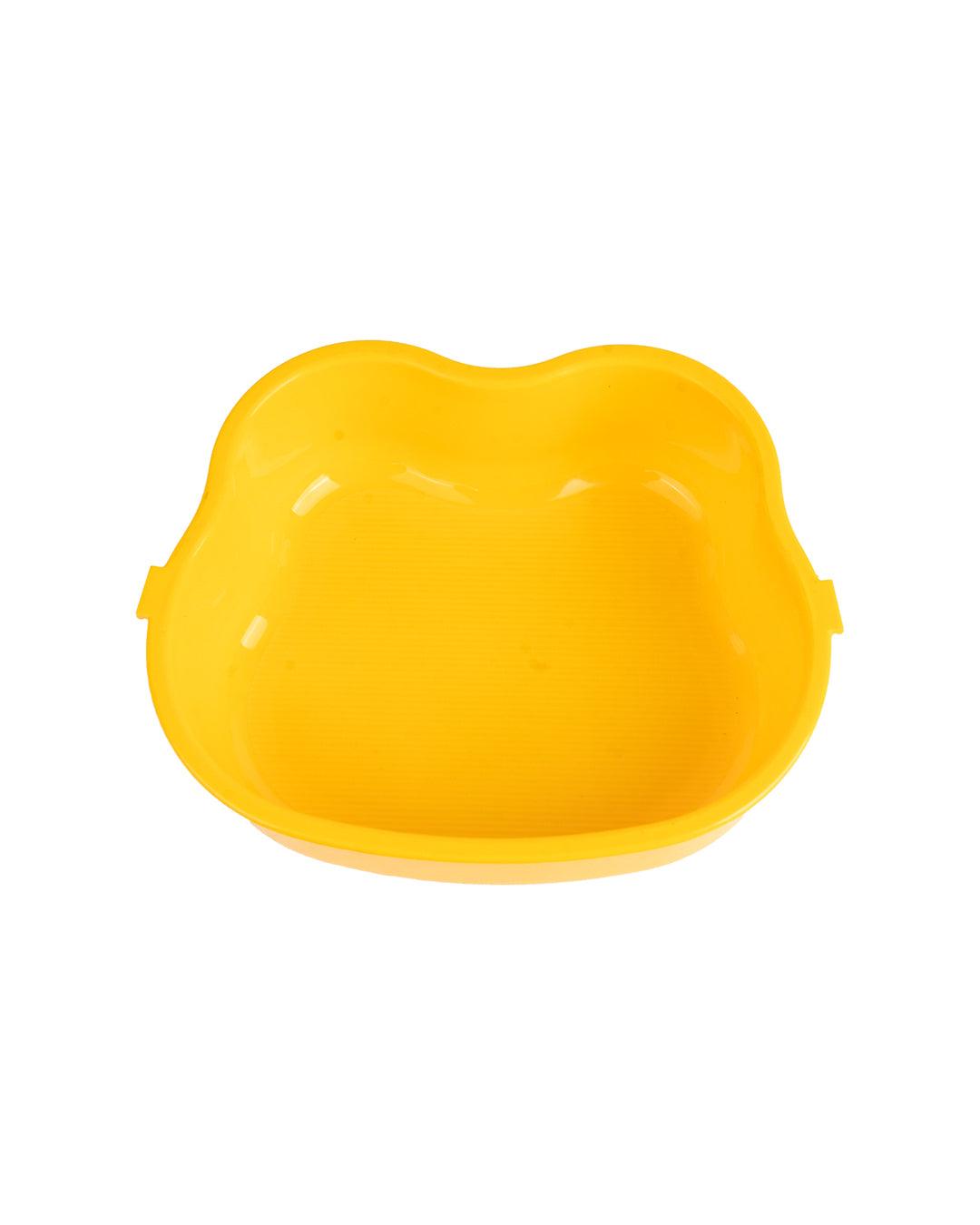 Frog Bento Lunch Box, Frog Design, Yellow, Plastic - MARKET 99