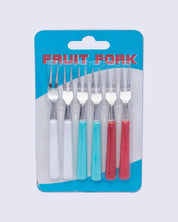 Fruit Fork Set, Stainless Steel, Multicolour, Set of 2 - MARKET 99