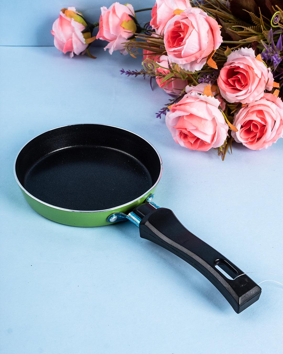 Frying Pan, Glossy Finish, Green, Aluminium - MARKET 99