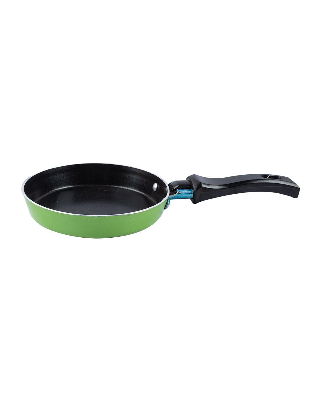 Frying Pan, Glossy Finish, Green, Aluminium - MARKET 99