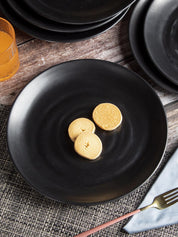 Full Plate (Black Matte Spiral) Set Of 6 - MARKET 99