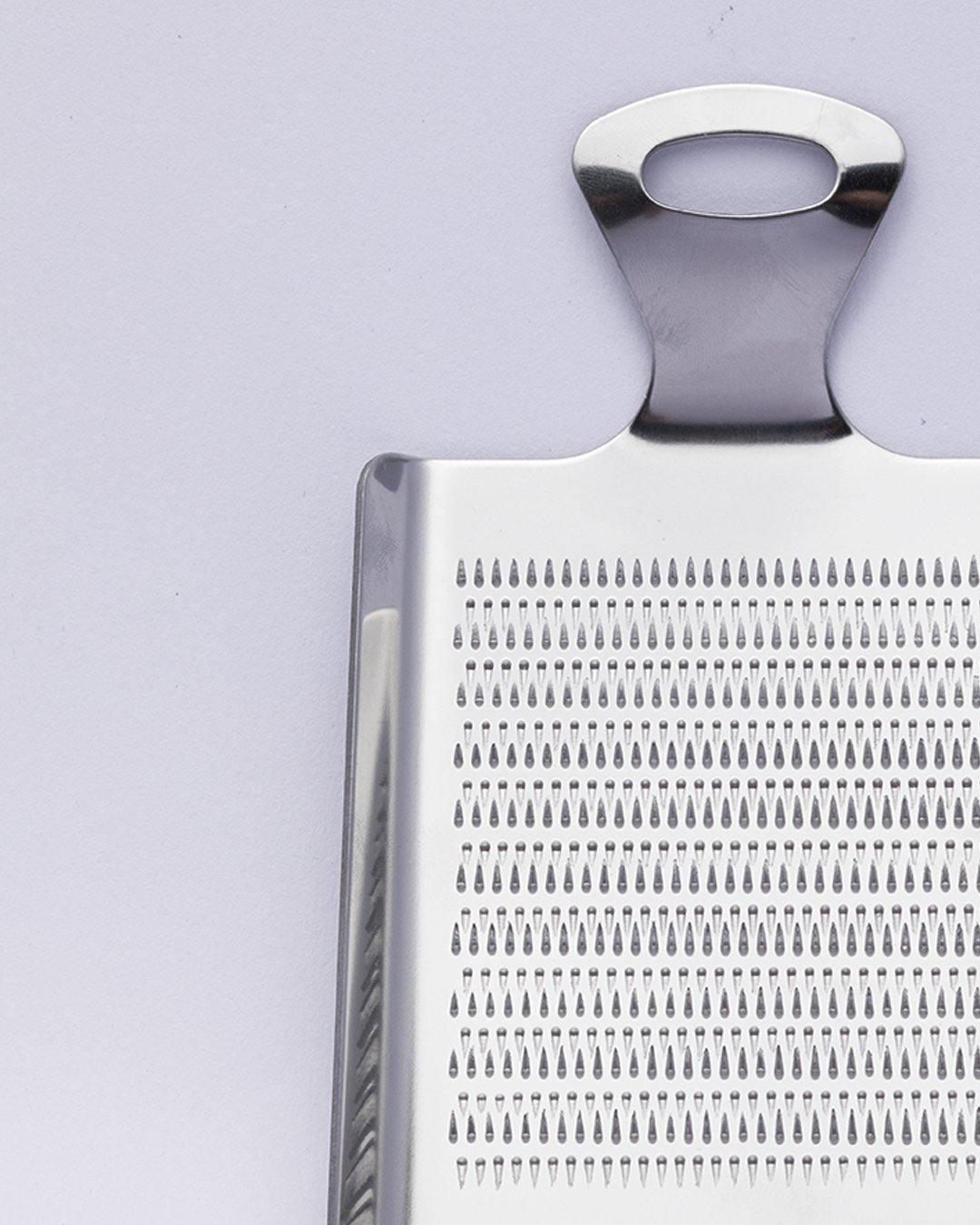 Garlic Grater, Silver, Stainless Steel - MARKET 99