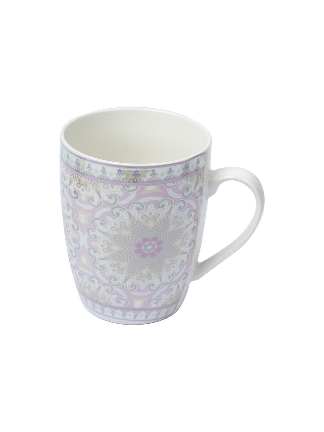 Geometric Pattern Ceramic Coffee Mug (350 mL) - Assorted Colour - MARKET 99