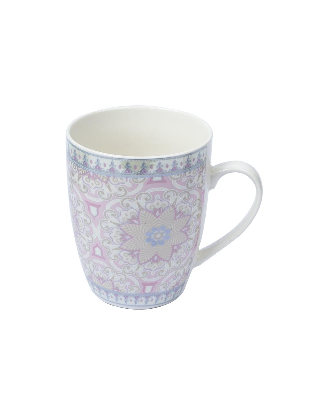 Geometric Pattern Ceramic Coffee Mug (350 mL) - Assorted Colour - MARKET 99