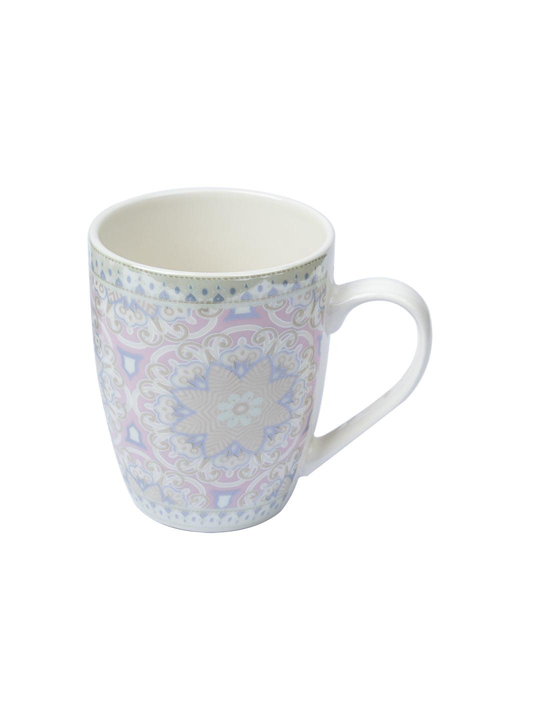 Geometric Pattern Ceramic Coffee Mug (350 mL) - Assorted Colour - MARKET 99