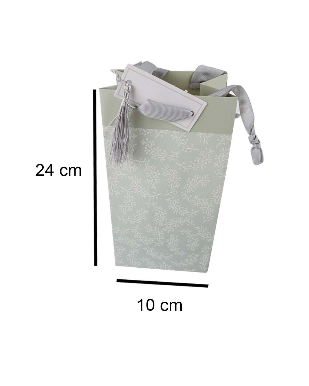 SATYAM KRAFT 12 pcs Small Size Paper Bag With Handle 23 x 18 x 10 cm G —  satyamkraft
