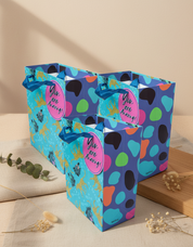 Gift Bag, Cheetah, Paper Bag, Small, Multicolor, Paper, Set of 3