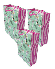 Gift Bag, Zebra Print, Paper Bag, Small, Multicolor, Paper, Set of 3 - MARKET 99