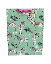 Gift Bag, Zebra Print, Paper Bag, Small, Multicolor, Paper, Set of 3 - MARKET 99