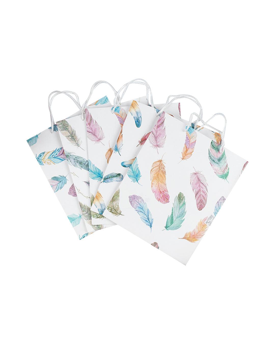 Gift Bags, Medium, Multicolour, Paper, Set of 5 - MARKET 99