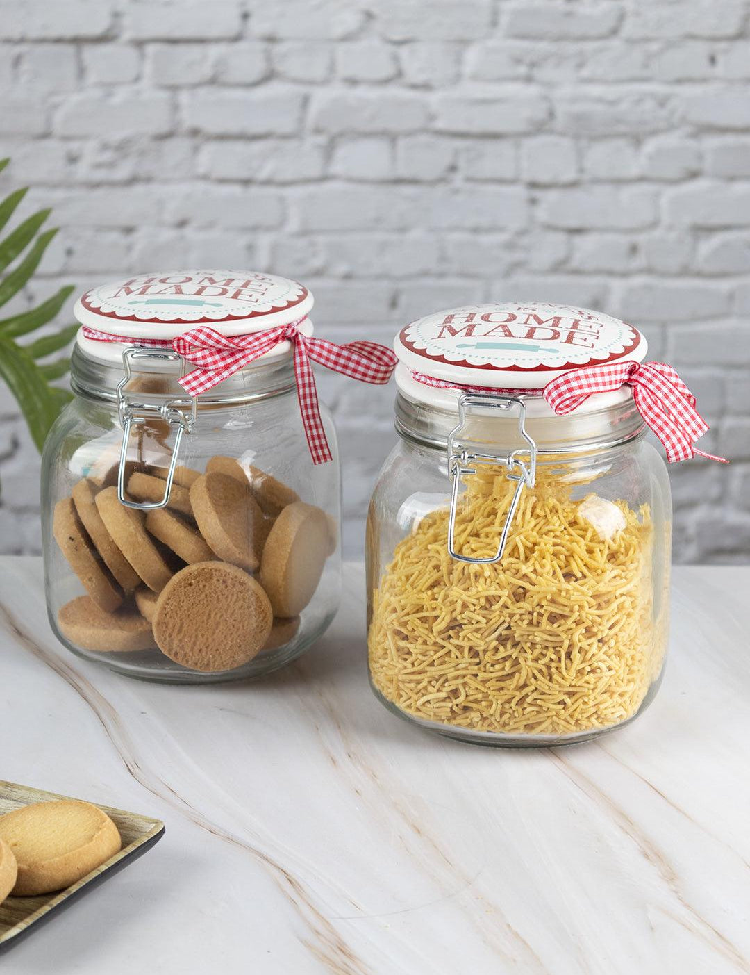 Glass Jar (Pack of 2) - MARKET 99