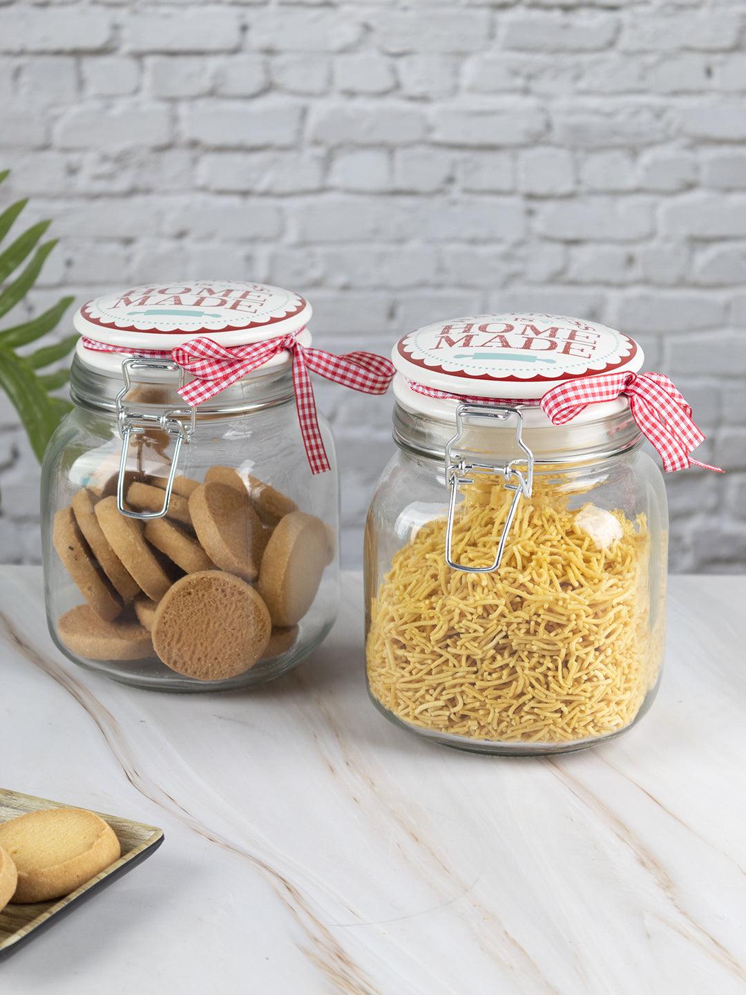 Glass Jar (Pack of 2) - MARKET 99