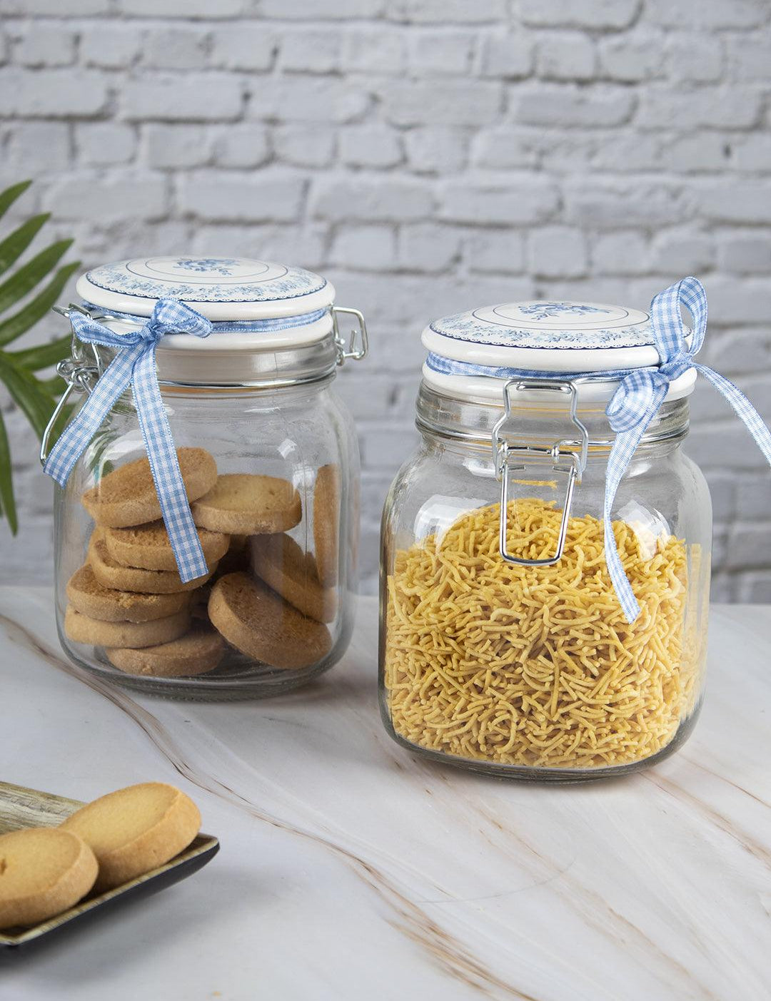 Glass Jar (Pack of 2) - MARKET 99