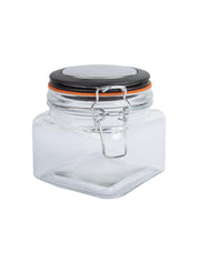 Glass Jar With Airtight Lid Pack Of 2 Pcs - (Each 600 Ml) - MARKET 99