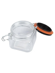 Glass Jar With Airtight Lid Pack Of 2 Pcs - (Each 600 Ml) - MARKET 99