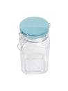 Glass Jar With Skyblue Ceramic Lid - 1200 Ml - MARKET 99
