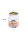 Glass Jar With Wooden Lid - 1000 Ml - MARKET 99