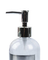 Glass Soap dispenser For Home & Office 410 mL(Silver) - MARKET 99