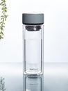 Glass, Water Bottle 300 Ml, Plain, Glossy : Finish, Multicolor