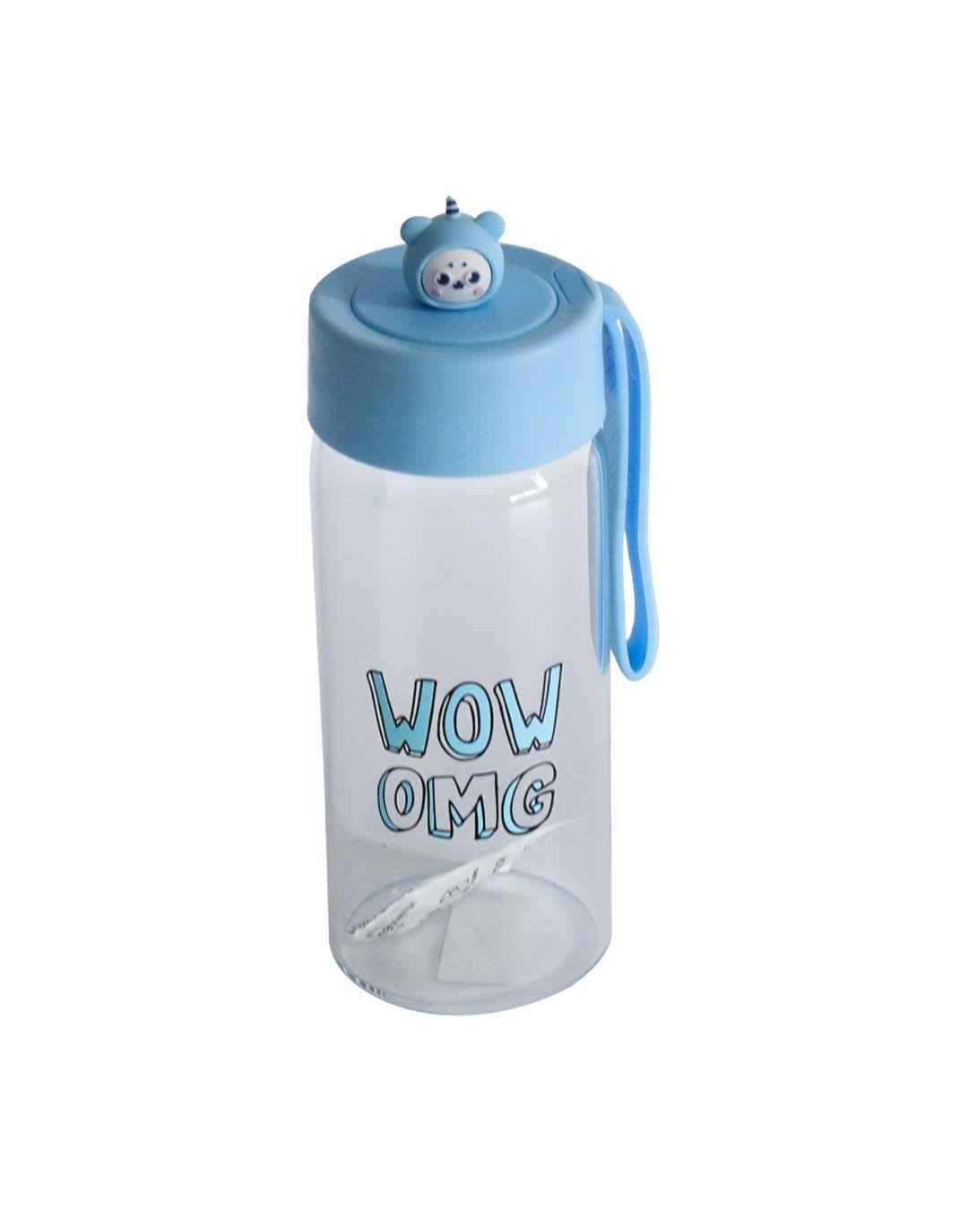 Glass, Water Bottle 380 Ml, Quirky Quotes, Glossy : Finish, Multicolor