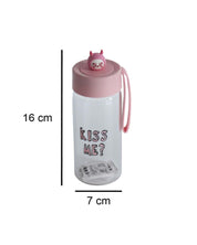 Glass, Water Bottle 380 Ml, Quirky Quotes, Glossy : Finish, Multicolor