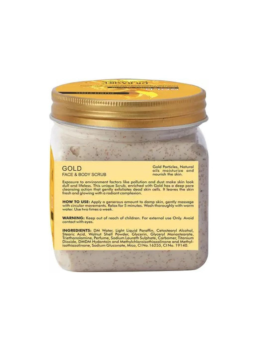 Gold Face & Body Scrub 380 Ml - MARKET 99