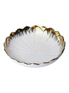 Golden Edge White Dish (650 Ml) - MARKET 99