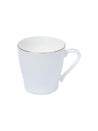 GOLDEN RING + VIENNESE WALTZ DANCER' Print Ceramic Tea & Coffee Mugs (Set Of 6, Each 200mL) - MARKET 99