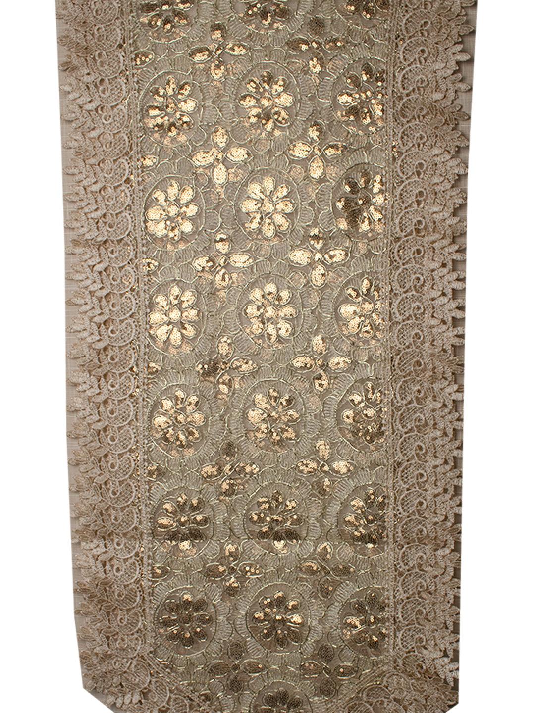 Golden Table Runner - Floral Pattern - MARKET 99