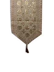 Golden Table Runner - Floral Pattern - MARKET 99