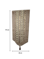 Golden Table Runner - Leaf Pattern - MARKET 99