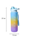 Gradiant Prints Plastic Water Storage Bottle 1000mL - MARKET 99