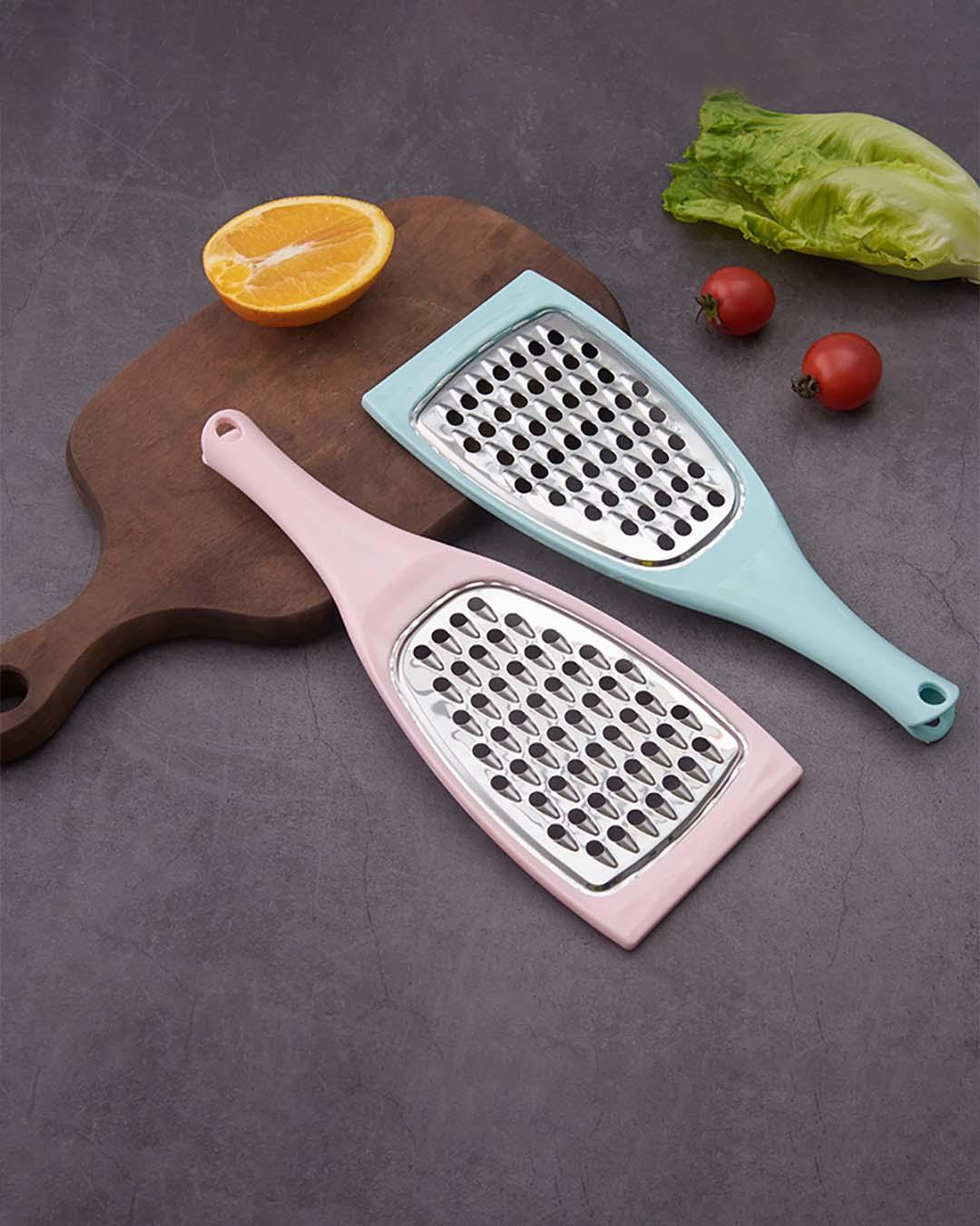 Grater, Paddle Shape, Turquoise, Plastic - MARKET 99