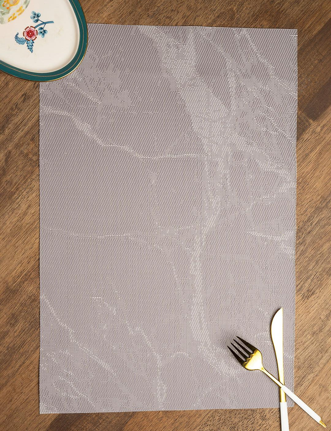 Gray Marble Pattern - Placemat Mat Set Of 4 - MARKET 99