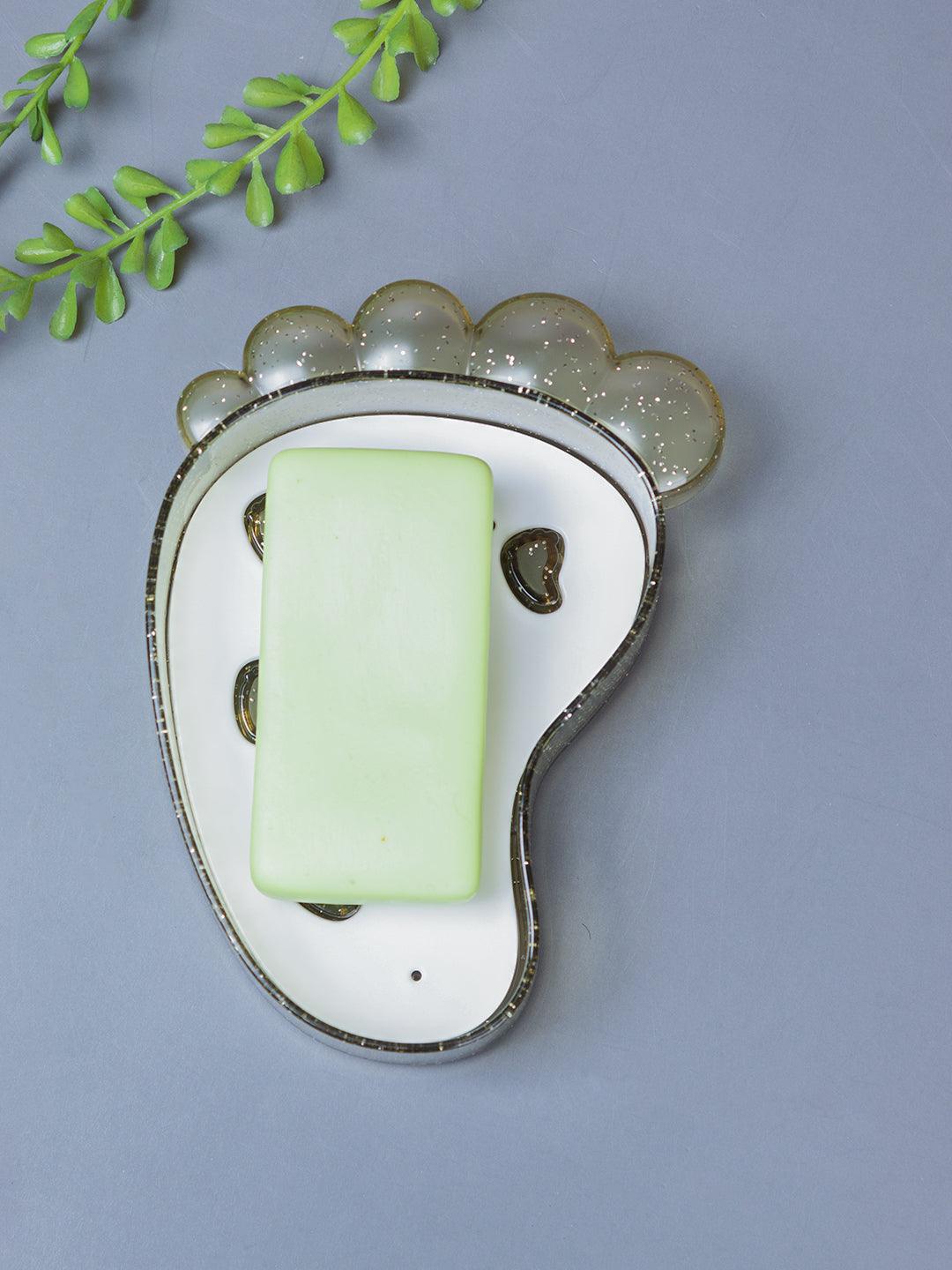 Green Footprint Soap Dish Holder