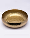 Hammered Floating Decorative Bowl, Classic Design, Gold Finish, Mild Steel - MARKET 99