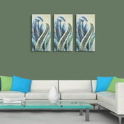 Hand Painted Big Leaf Oil Painting on Canvas - Market99 - MARKET 99
