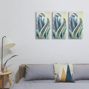 Hand Painted Big Leaf Oil Painting on Canvas - Market99 - MARKET 99