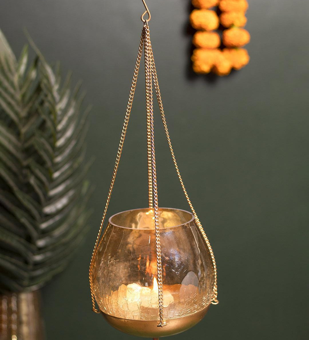 Diwali Decoration Item HANGING T-LITE HOLDER