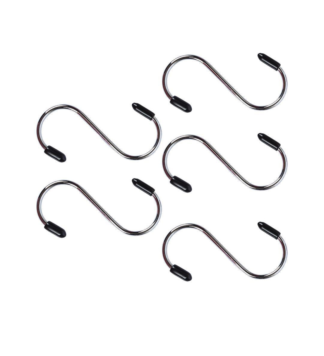Hanging Hooks, Silver, Iron, Set of 5 Hooks - MARKET 99