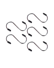 Hanging Hooks, Silver, Iron, Set of 5 Hooks - MARKET 99