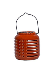 Hanging Tealight Candle Holder - Orange - MARKET 99