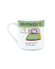 'HAPPINESS IS' Ceramic Coffee Mugs (Set of 4, 340 mL) - MARKET 99