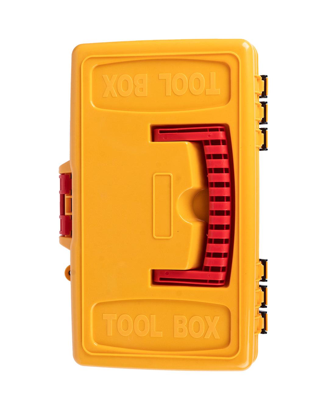 Heavy Duty Tool Box, Black & Yellow, Plastic - MARKET 99