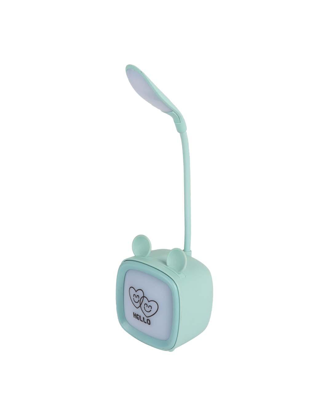 Hello TV Kids Study LED Lamp, Turquoise, Plastic & Iron - MARKET 99